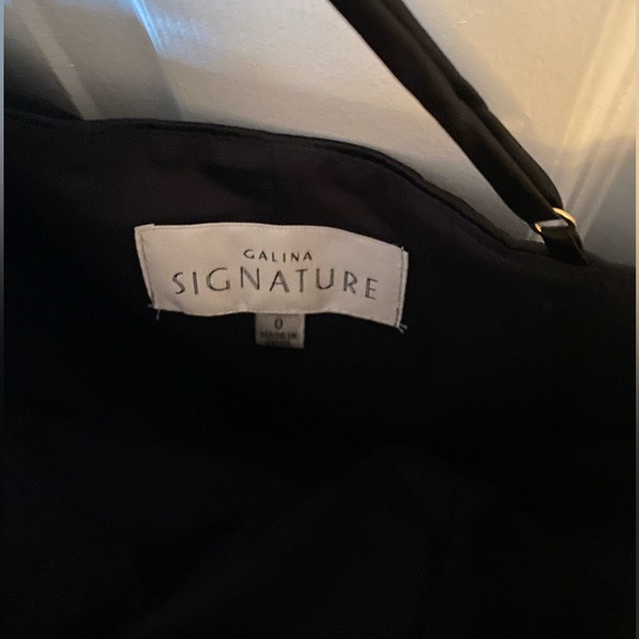 David’s Bridal Charmeuse Draped One-Shoulder Dress (Galina Signature) - Picture 4 of 6